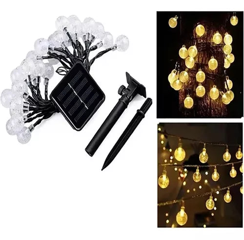 Guirnalda Solar Hada Pelota 30 Led