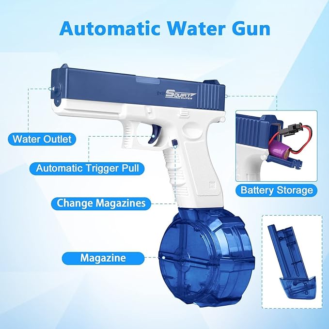 PISTOLA AGUA ELCTRICA GLOCK