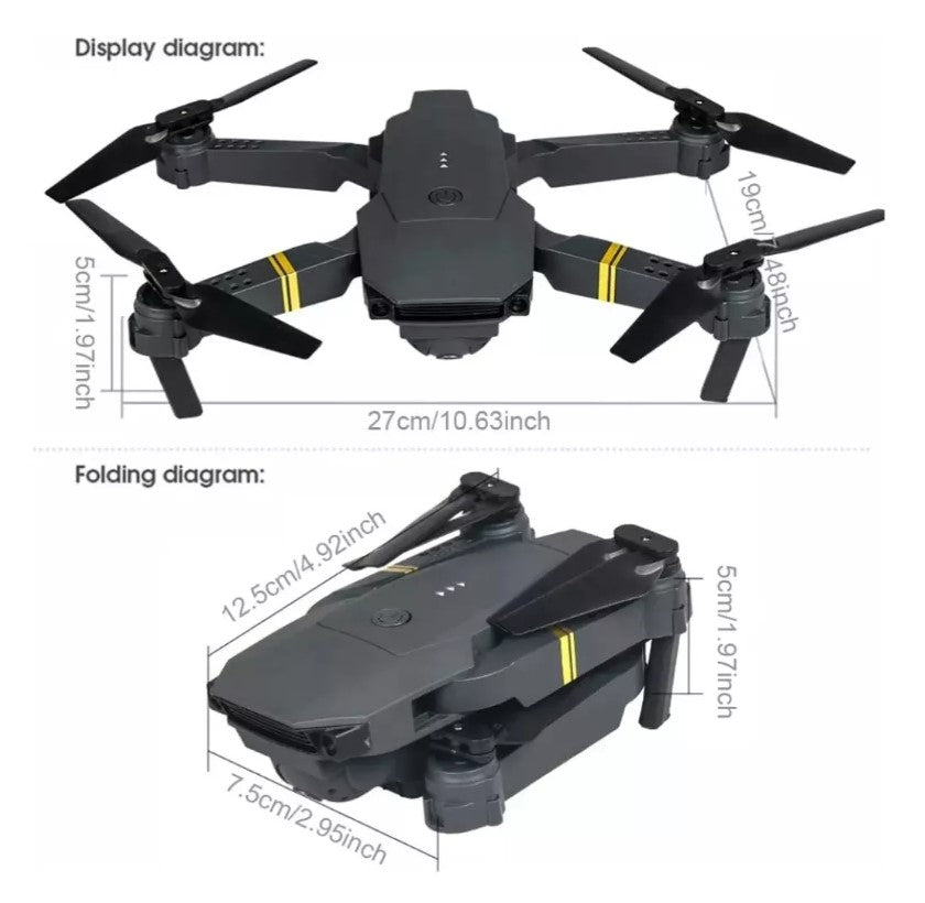 Pack 2un DRONE Dual Camera 4K 998 PRO