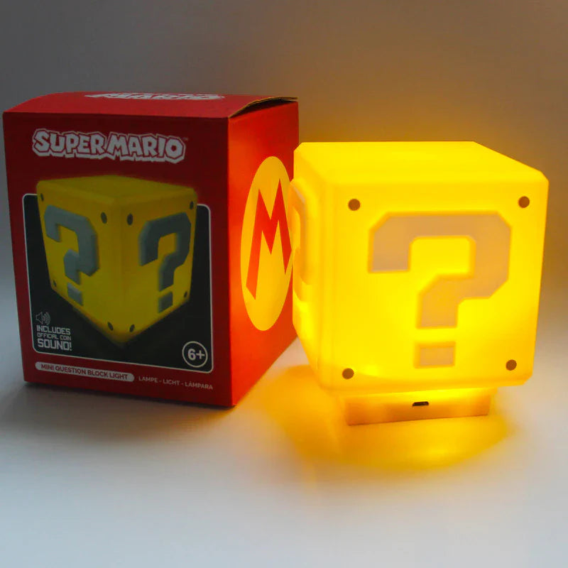 Lámpara Led Mario Bros Nintendo Cubo